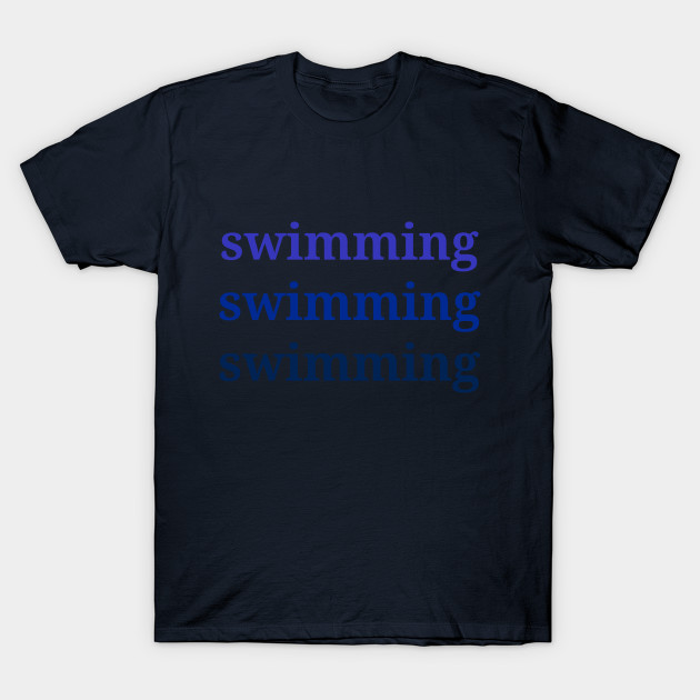 Swimming instructor, swimming learning, swim teacher, fading blue v2 by H2Ovib3s